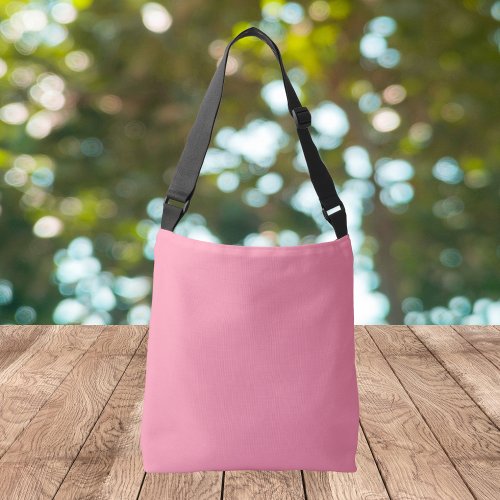 Baker_Miller Pink Solid Color Crossbody Bag