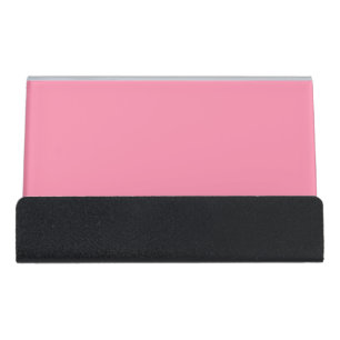Baker-Miller pink (solid color) Desk Business Card Holder