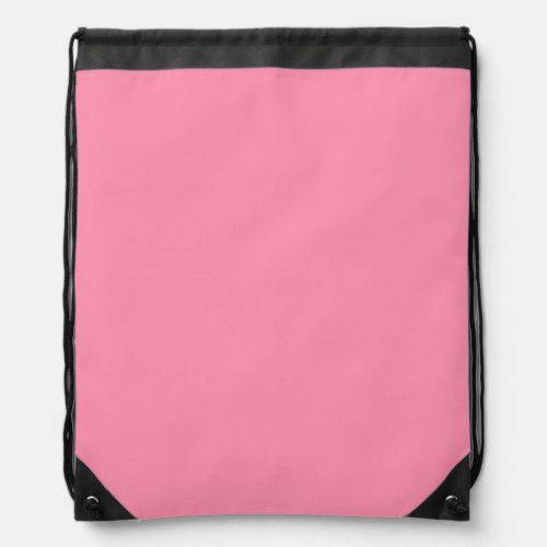 Baker_Miller pink solid color Drawstring Bag