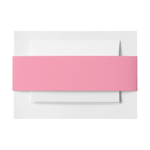 Baker_Miller Pink Solid Color Invitation Belly Band