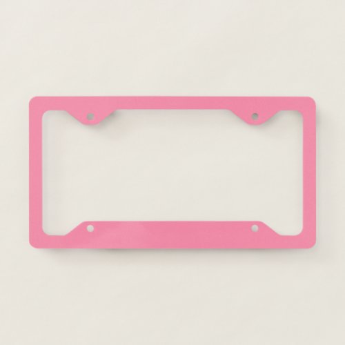 Baker_Miller pink solid color  License Plate Frame