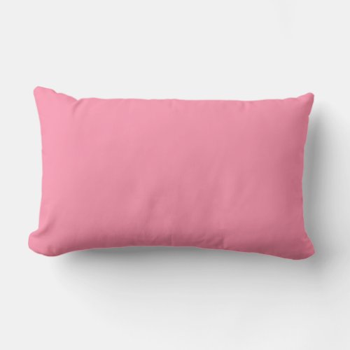 Baker_Miller pink solid color Lumbar Pillow