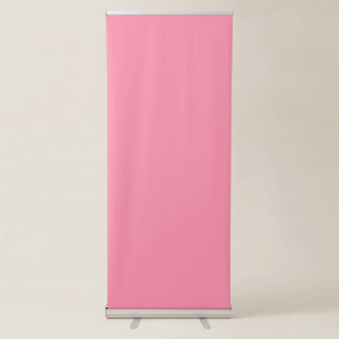 Baker-Miller pink (solid color) Retractable Banner