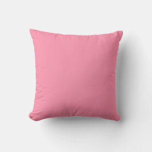 Baker-Miller pink (solid color) Throw Pillow