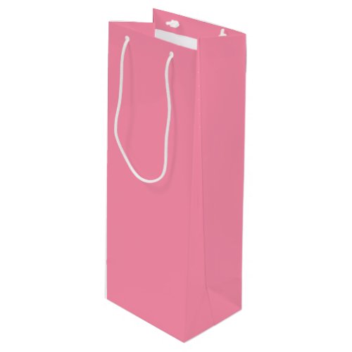 Baker_Miller Pink Solid Color Wine Gift Bag