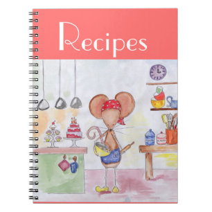 Baker Mouse Recipe Notebook