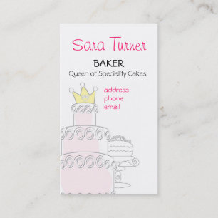 Baker or Cake Maker Business Card