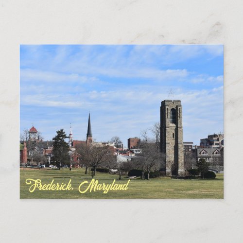 Baker Park Frederick Maryland Postcard