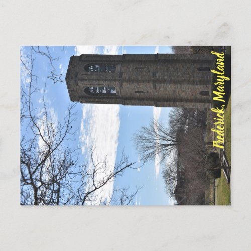 Baker Park Tower Frederick Maryland Postcard