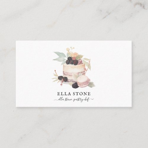 Baker Pastry Chef Catering Bakery Business Card