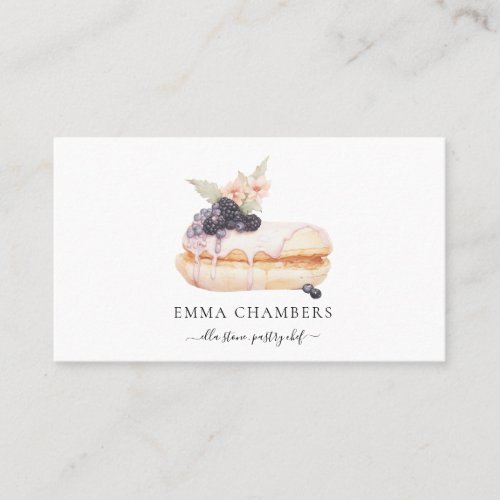 Baker Pastry Chef Catering Bakery Dessert Business Card