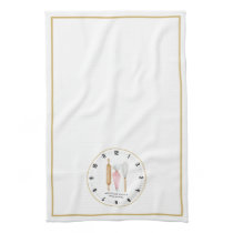 Baker Pastry Chef Time To Bake  Kitchen Towel