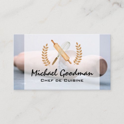 Baker | Restaurant Manager | Chef Business Card