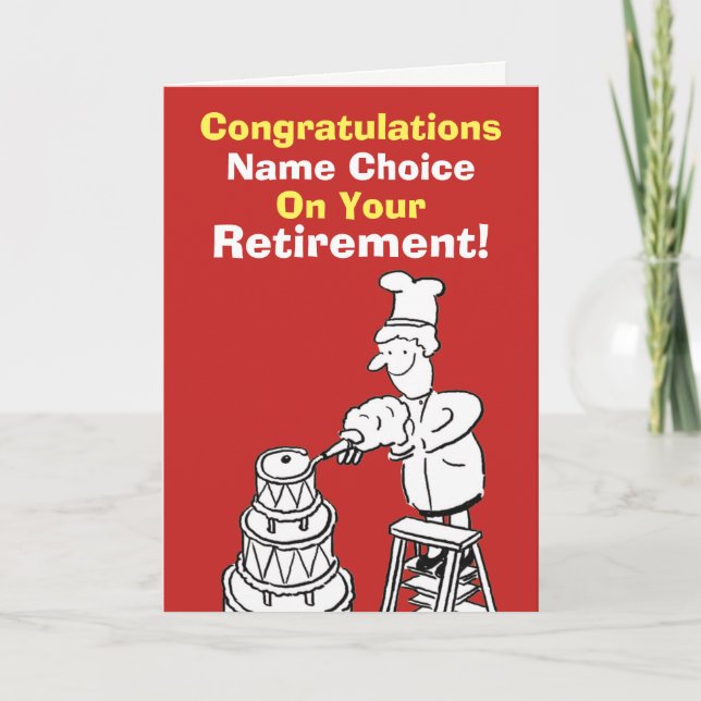 Baker Retirement Card (Front)