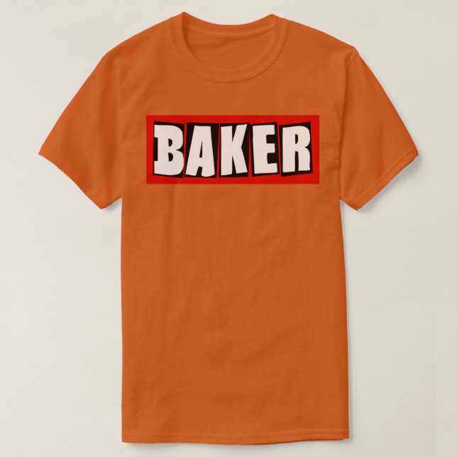 Baker Skateboard T-Shirt (Design Front)