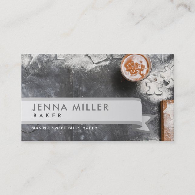 Baker Slogans Business Cards (Front)
