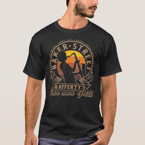 Baker Street Bar And Grill Raffertys Relaxed Fit T T_Shirt