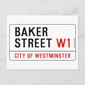 Baker Street Postcard by myfunstudio at Zazzle