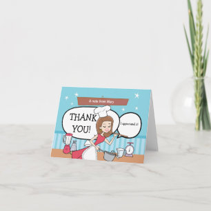 Baker Thank you Card