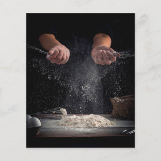Baker Tossing Flour| Basical Gift Flyer