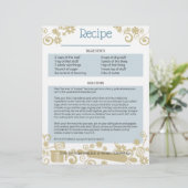 baker utensils black marketing flier (Standing Front)