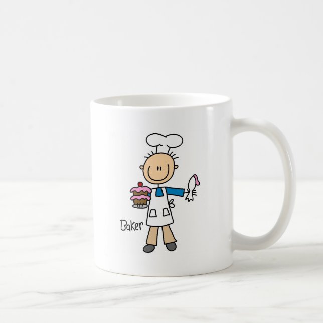 Baker With Cake Coffee Mug (Right)