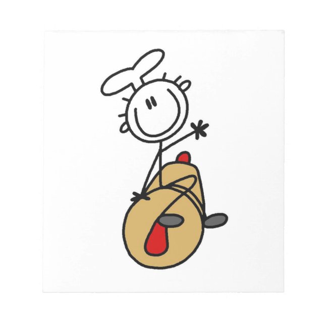 Baker With Rolling Pin Notepad (Front)