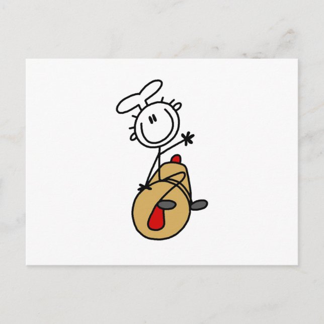 Baker With Rolling Pin Postcard (Front)