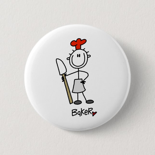 Baker with Scraper Button (Front)