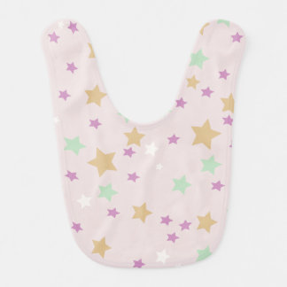Baker with star design. baby bib