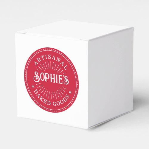 Bakers Bakery Red Logo Box