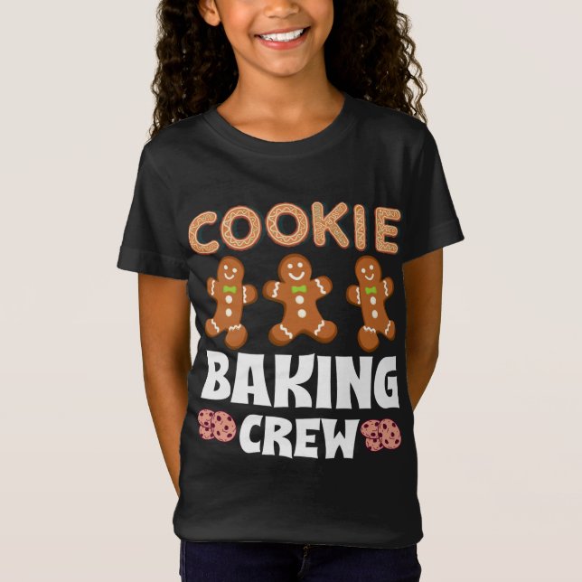 Bakers Christmas Cookie Crew Family Baking Team Gi T-Shirt (Front)