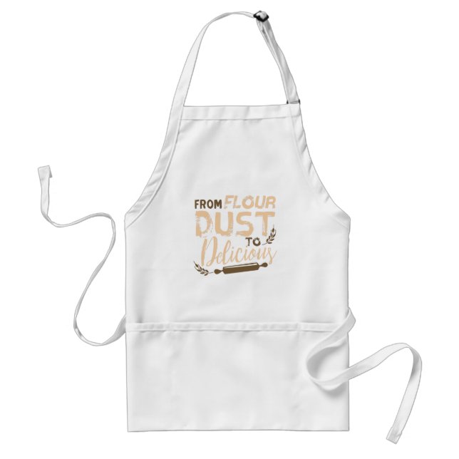 Bakers Delight From Flour Dust To Delicious Adult Apron (Front)
