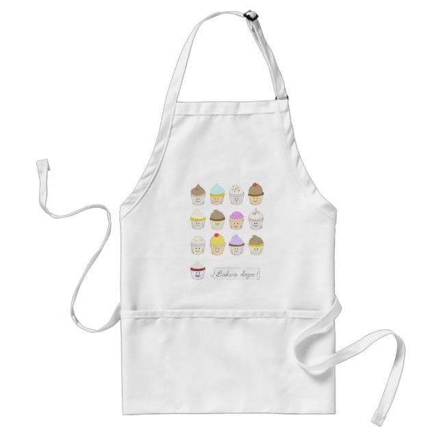 Baker's Dozen Adult Apron (Front)