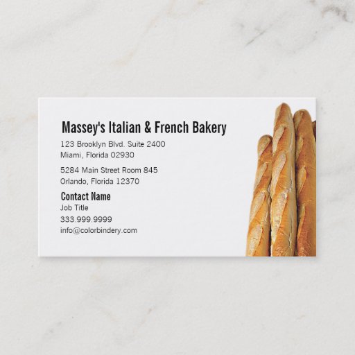 Customizable Baker's Dozen Business Card