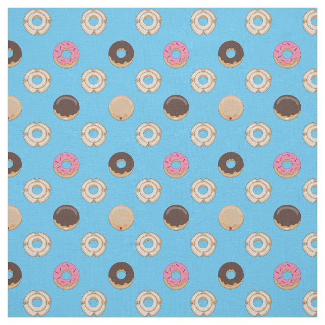 Baker's Dozen Donuts Fabric (Swatch)