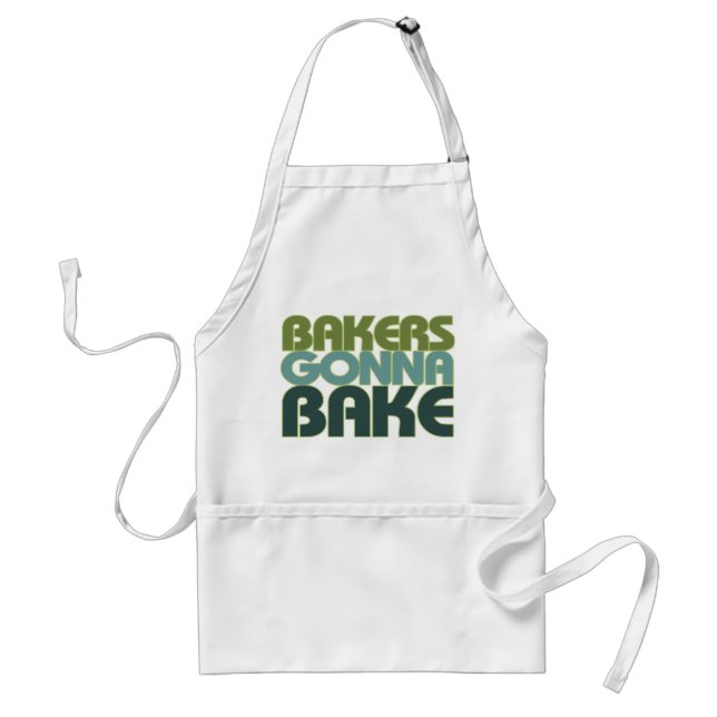 Bakers Gonna Bake Adult Apron (Front)