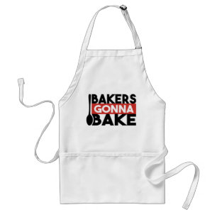 Bakers Gonna Bake Fun Chef's Gift Adult Apron