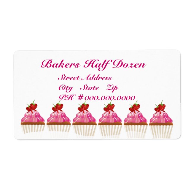 Bakers Half Dozen Label (Front)