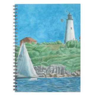 Baker's Island Light Notebook