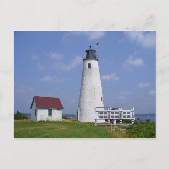 Bakers Island Light Postcard (Front)