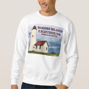 Bakers Island Lighthouse, Massachusetts Sweatshirt