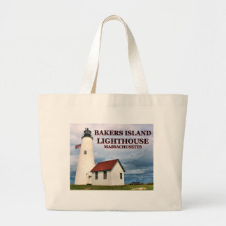 Bakers Island Lighthouse, Massachusetts Tote Bag