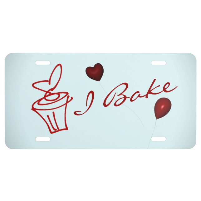 Baker's License Plate (Front)