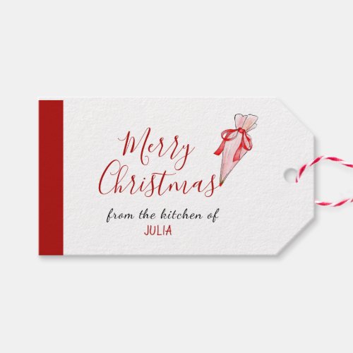 Bakers Merry Christmas holiday Gift Tags