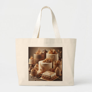 Bakers, Pastry Chefs & Cake Artists – Elegant  Large Tote Bag