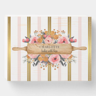Baker's Personalized Wooden Box Sign