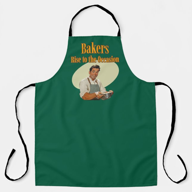 Baker's Rise to the Occasion Apron (Front)
