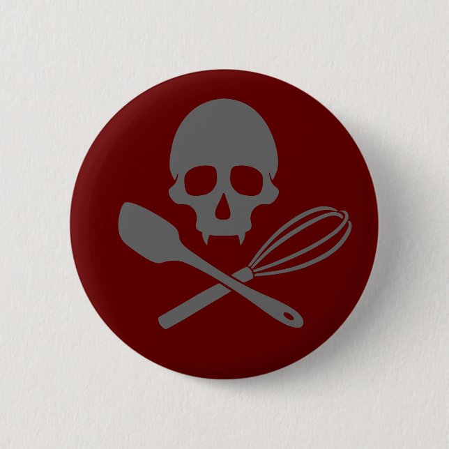 Baker's Skull Button (Front)