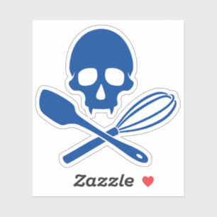 Baker's Skull Sticker
